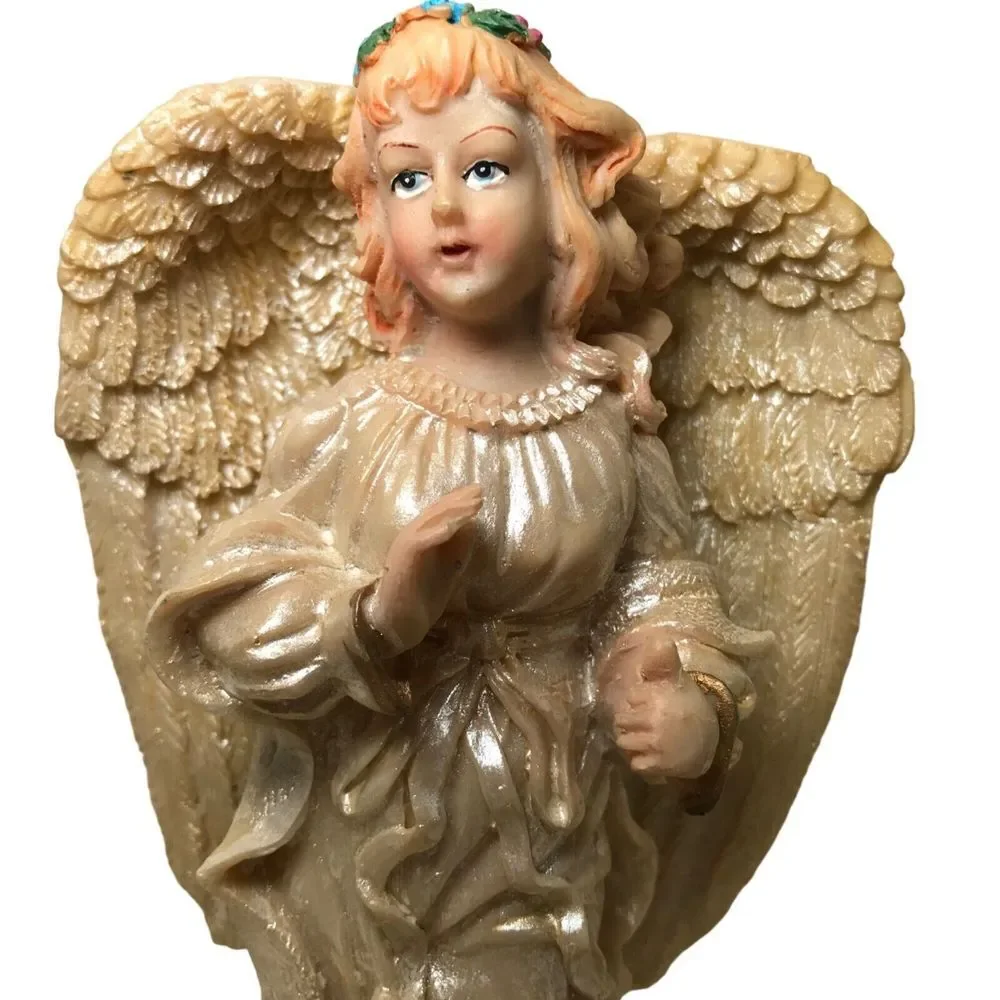 Premier collection angel statue vintage home‎ decor felt bottom Polyresin 8